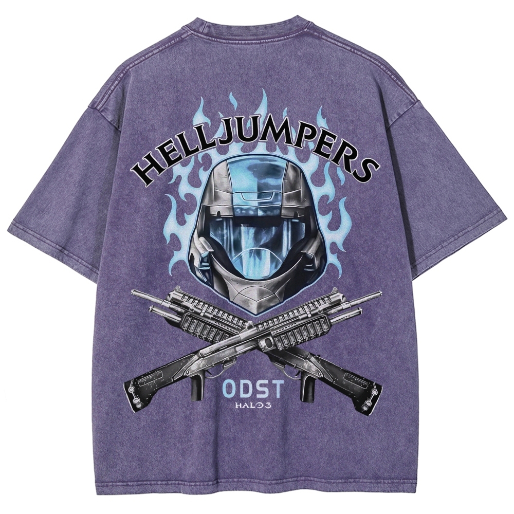 Halo Unisex Fit Washed T-Shirt