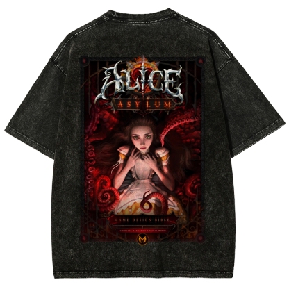Alice Madness Returns Unisex Fit Washed T-Shirt 2511018097