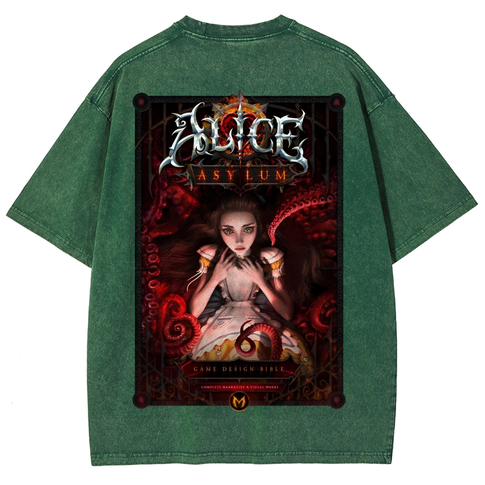 Alice Madness Returns Unisex Fit Washed T-Shirt 2511018097