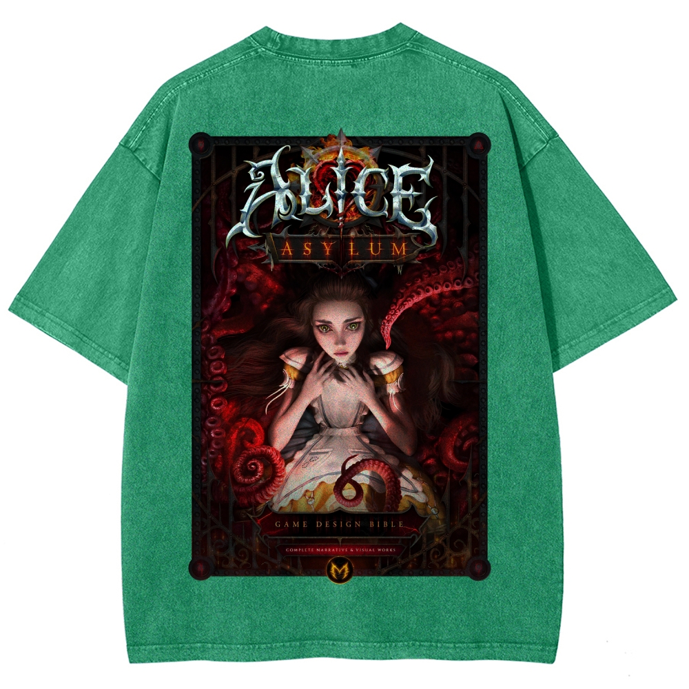 Alice Madness Returns Unisex Fit Washed T-Shirt 2511018097