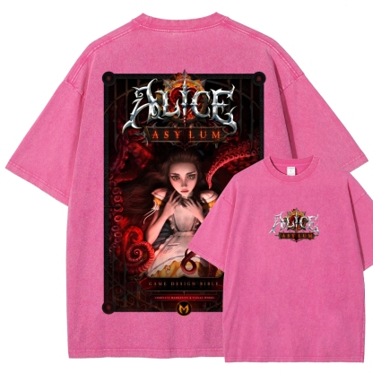 Alice Madness Returns Unisex Fit Washed T-Shirt 2511018097
