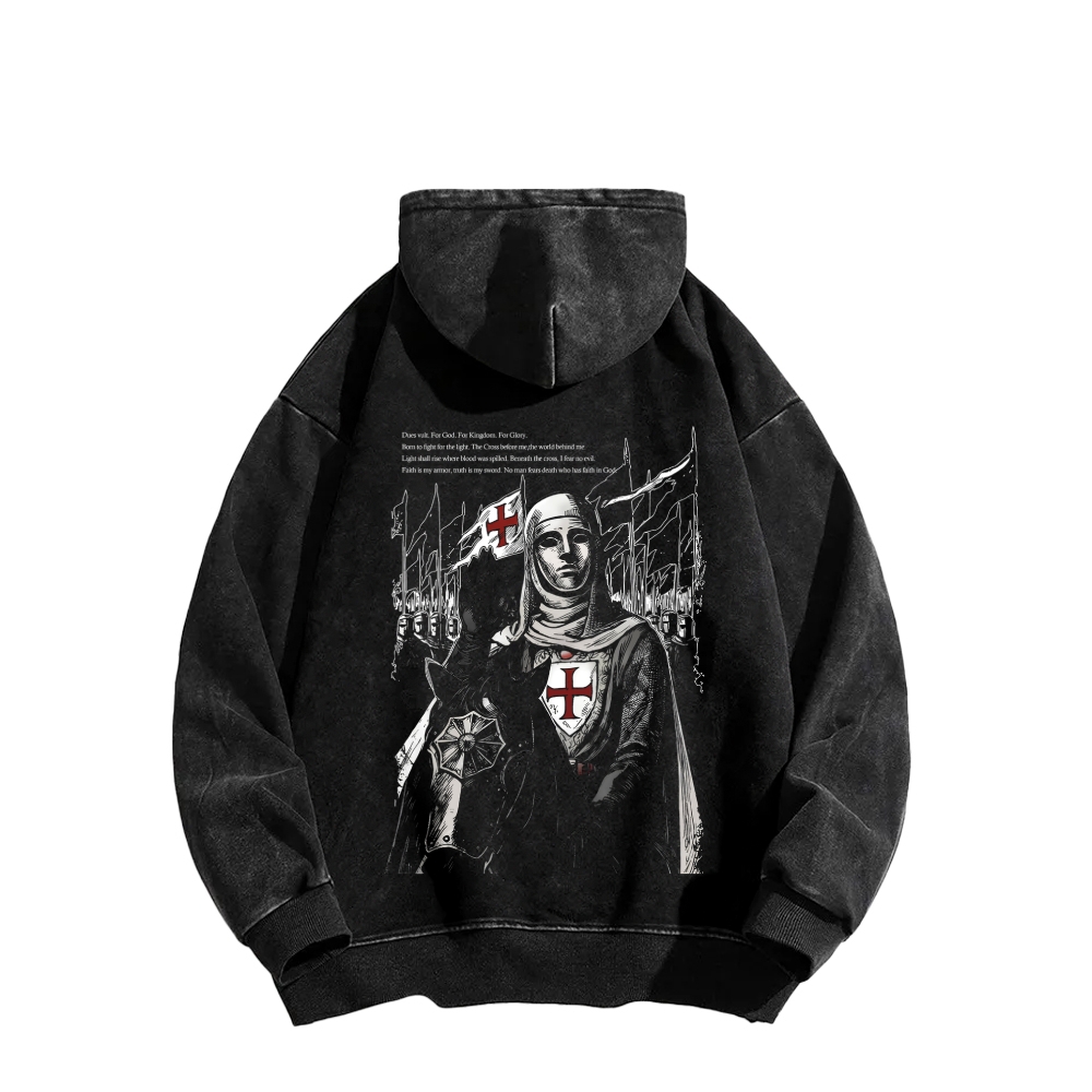 Baldwin IV Unisex Washed Hoodie 2511020480