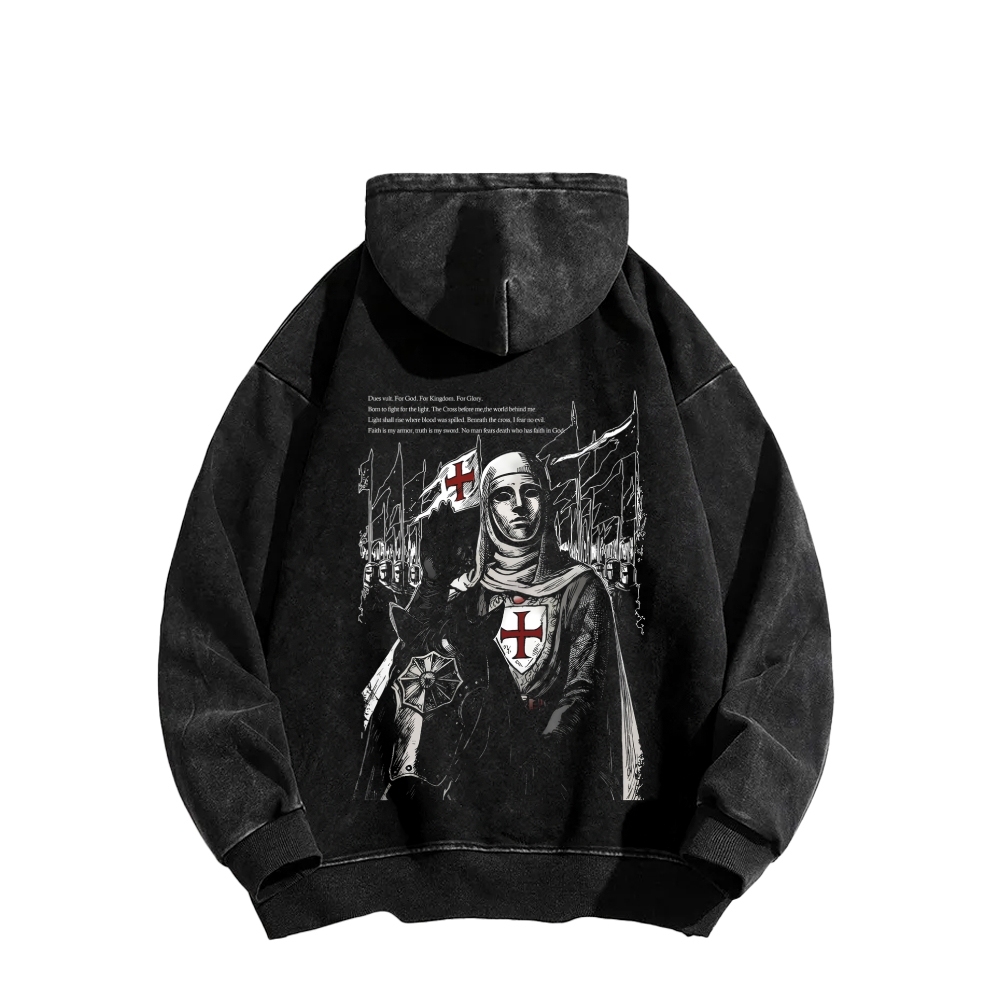 Baldwin IV Unisex Washed Hoodie 2511020480