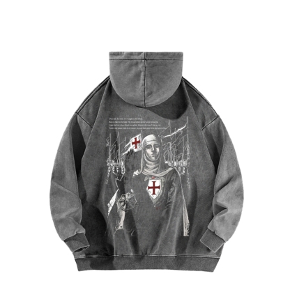 Baldwin IV Unisex Washed Hoodie 2511020480