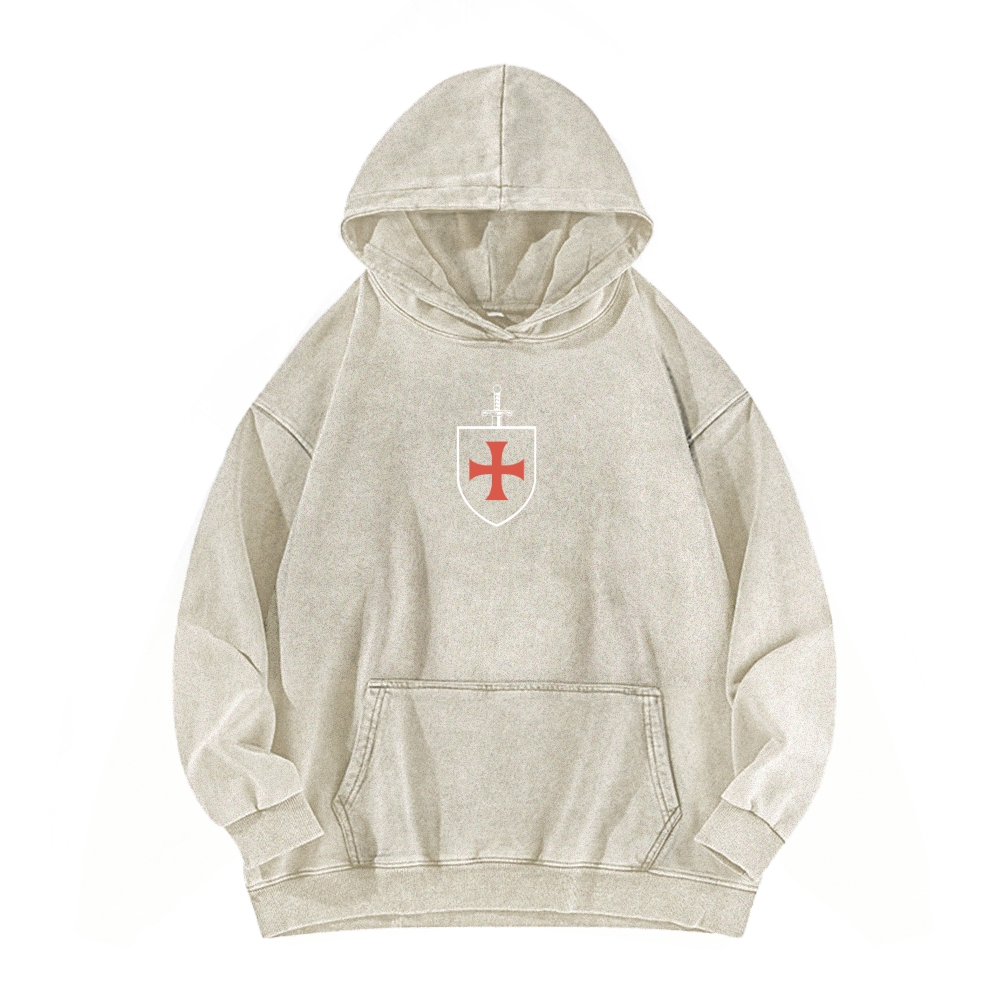 Baldwin IV Unisex Washed Hoodie 2511020480
