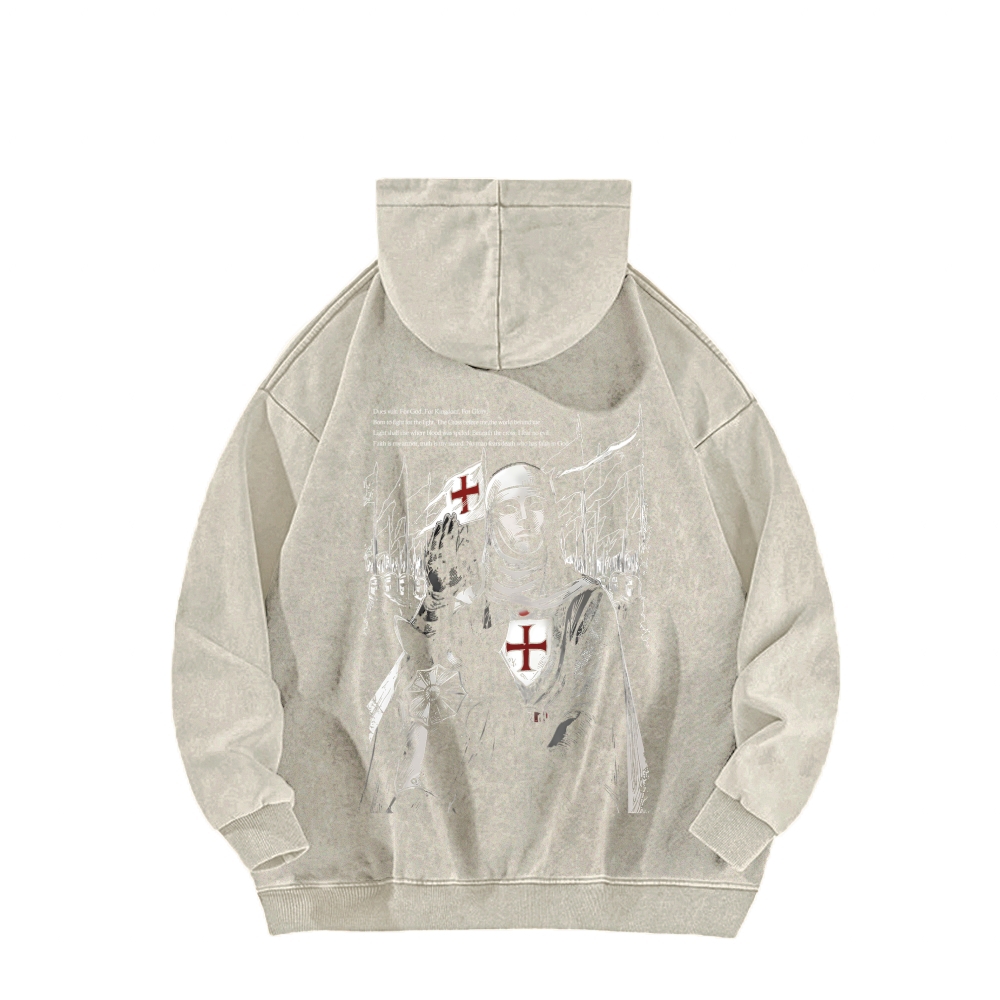 Baldwin IV Unisex Washed Hoodie 2511020480