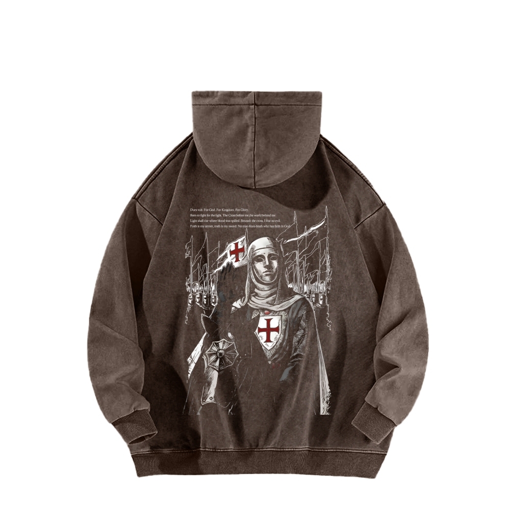 Baldwin IV Unisex Washed Hoodie 2511020480