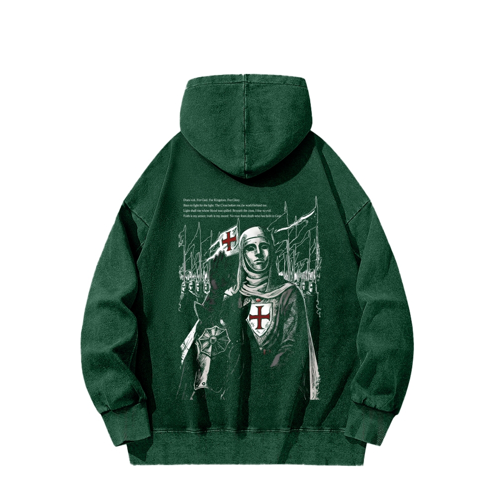 Baldwin IV Unisex Washed Hoodie 2511020480