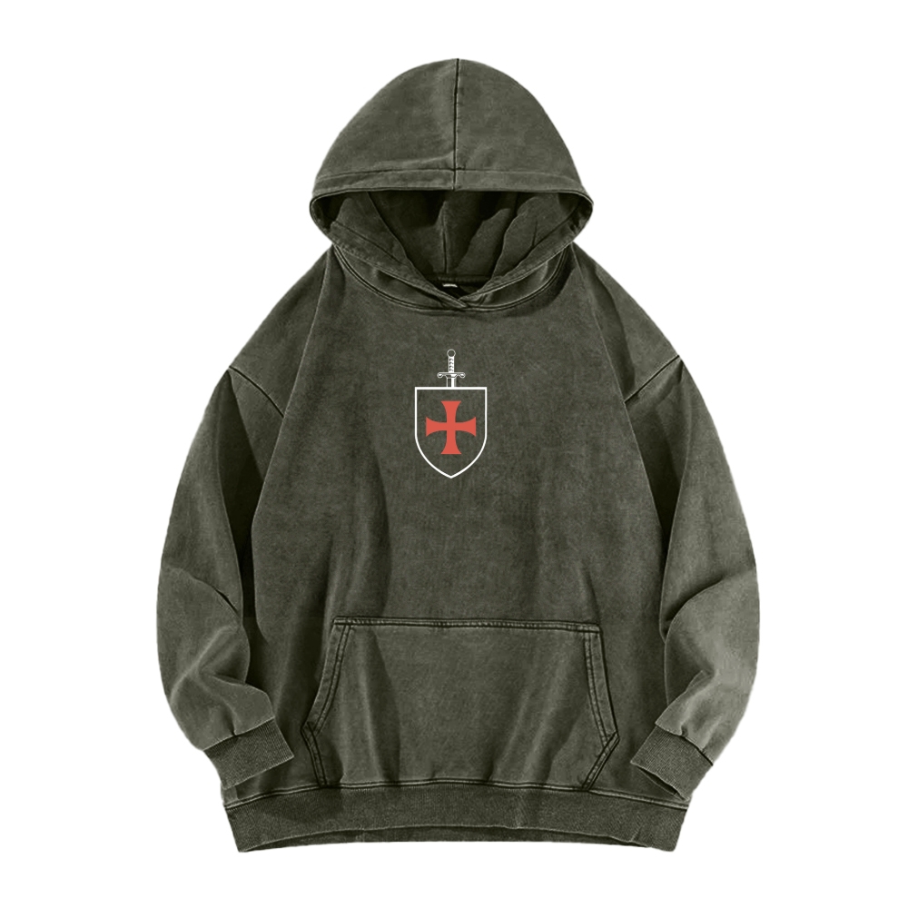 Baldwin IV Unisex Washed Hoodie 2511020480