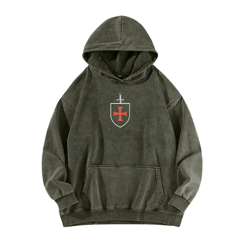 Baldwin IV Unisex Washed Hoodie 2511020480