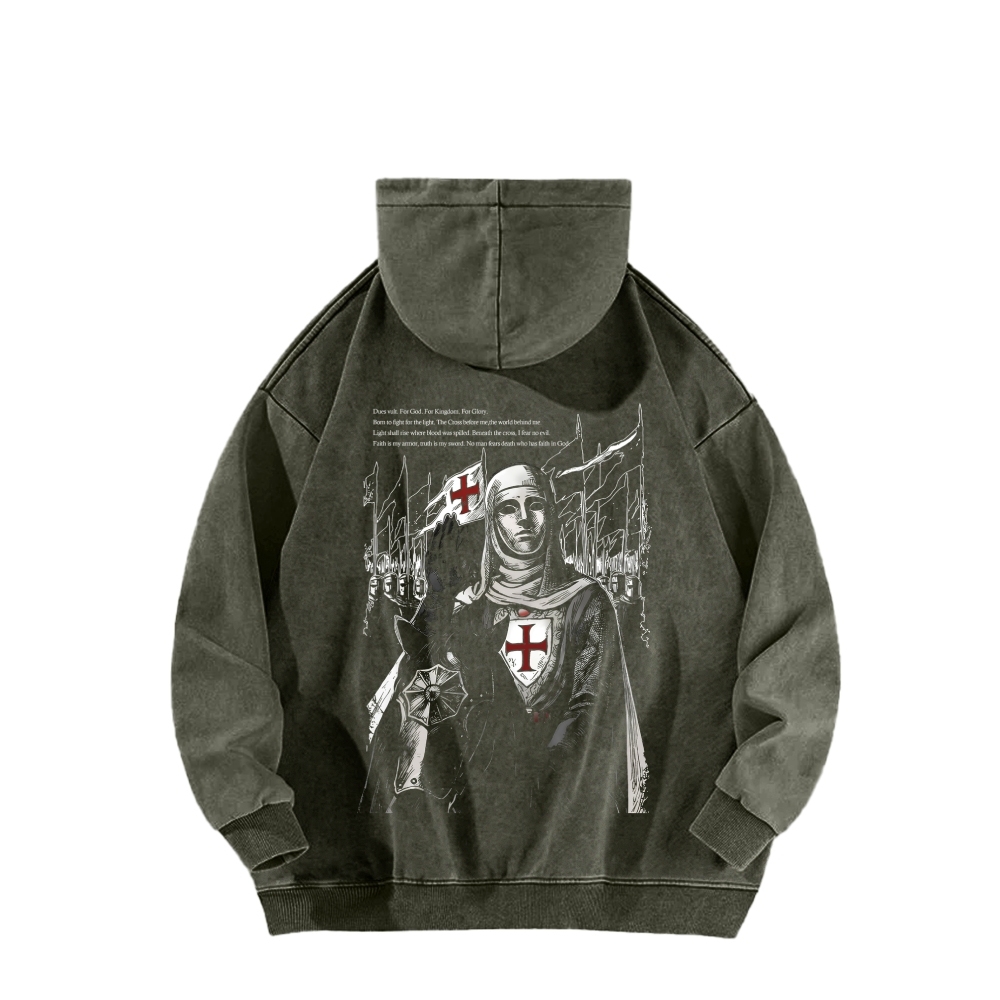 Baldwin IV Unisex Washed Hoodie 2511020480