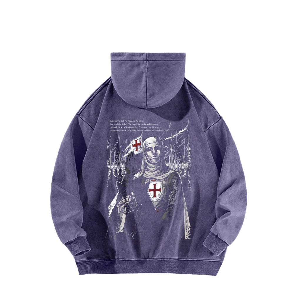 Baldwin IV Unisex Washed Hoodie 2511020480