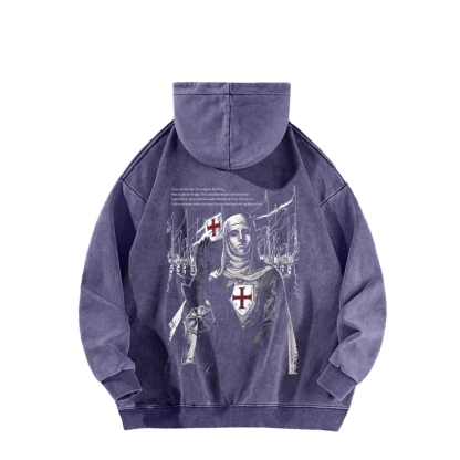 Baldwin IV Unisex Washed Hoodie 2511020480