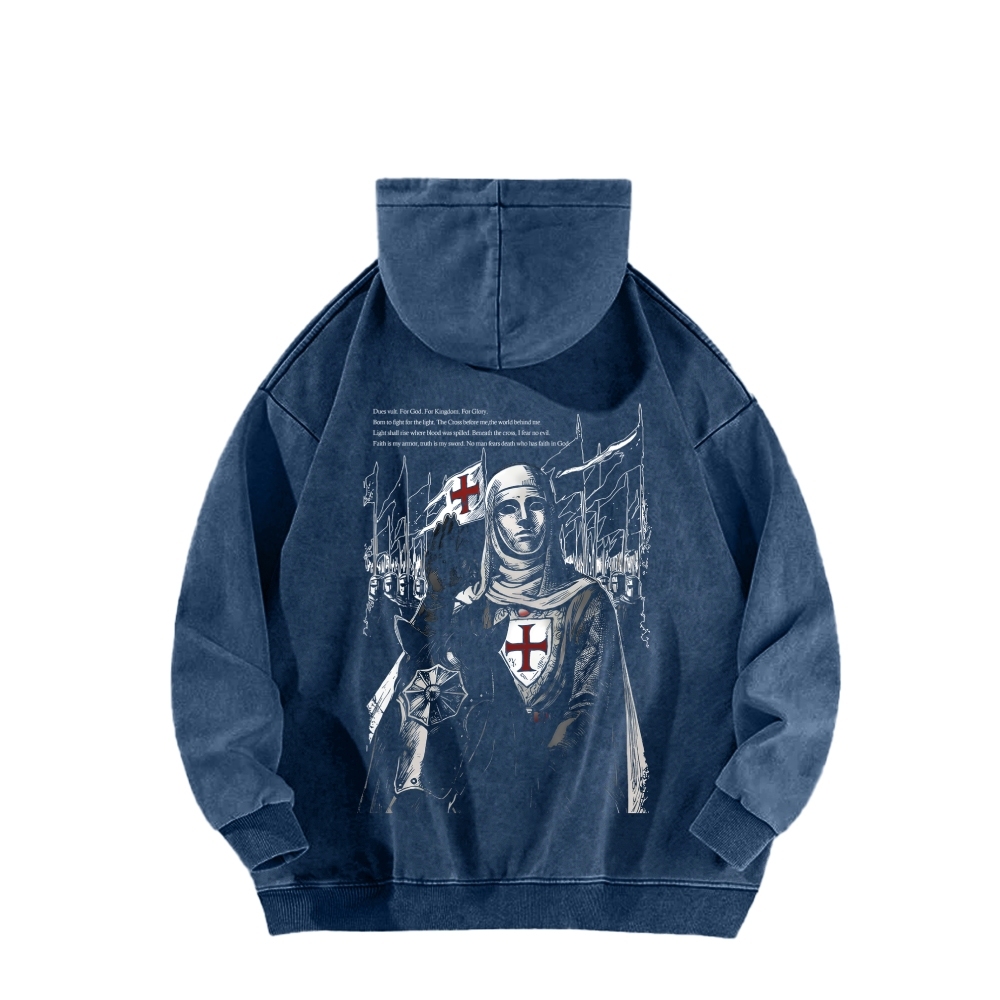 Baldwin IV Unisex Washed Hoodie 2511020480