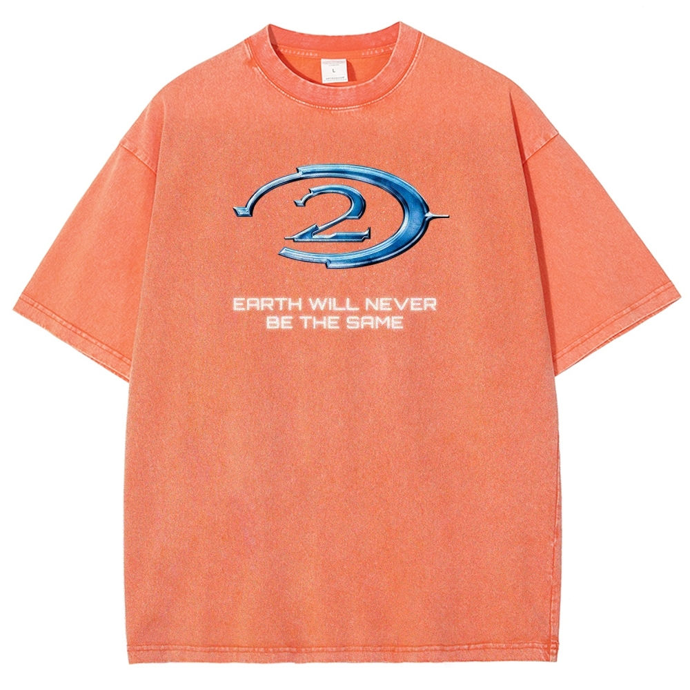 Halo Unisex Fit Washed T-Shirt 2511028074
