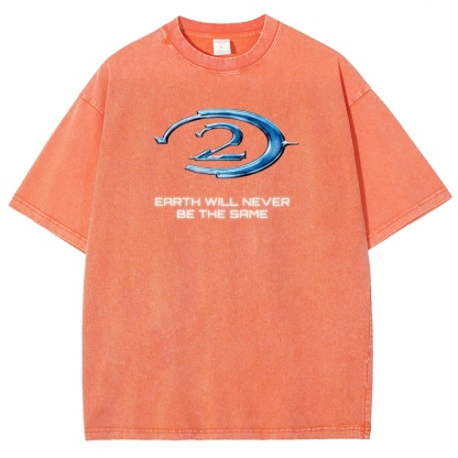 Halo Unisex Fit Washed T-Shirt 2511028074