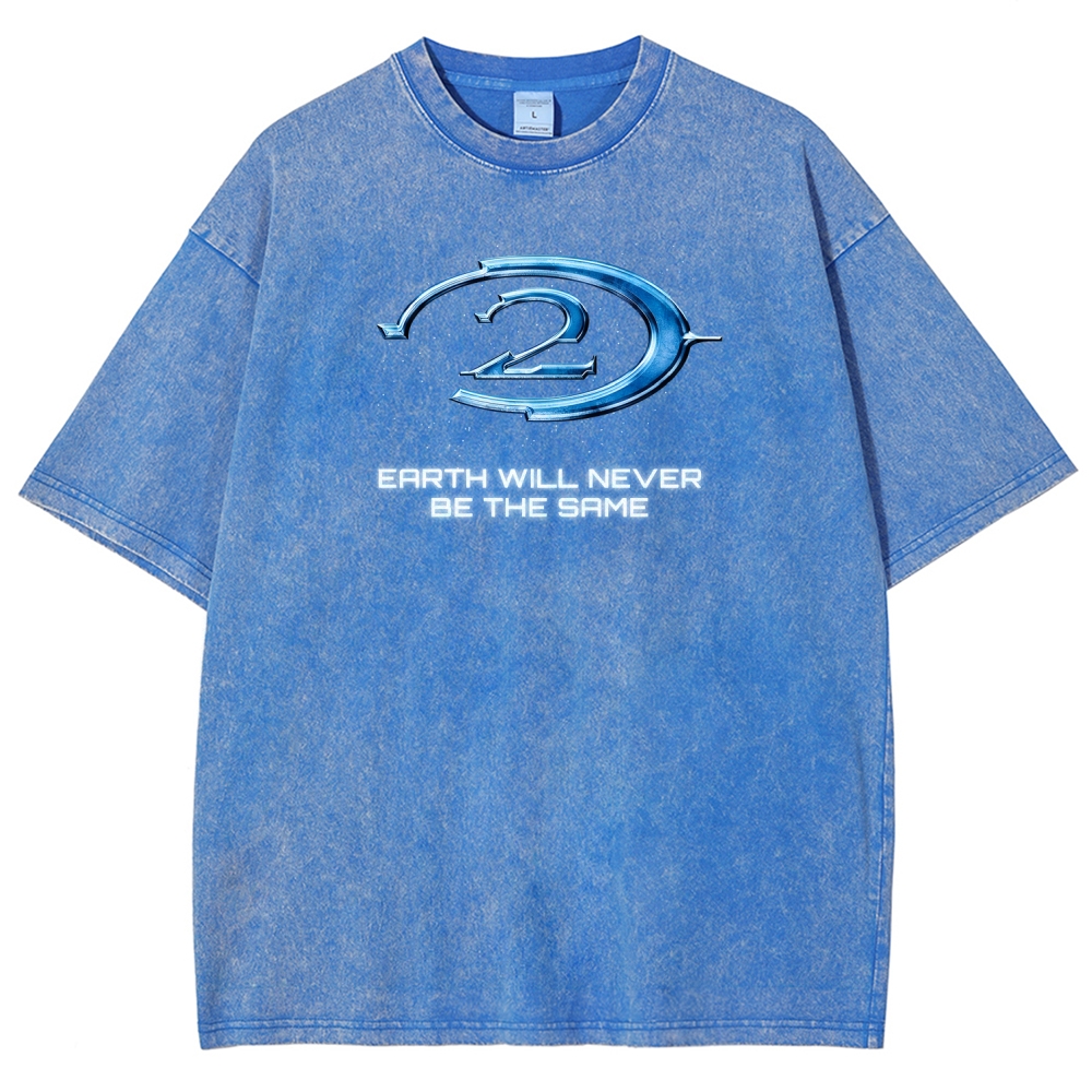Halo Unisex Fit Washed T-Shirt 2511028074