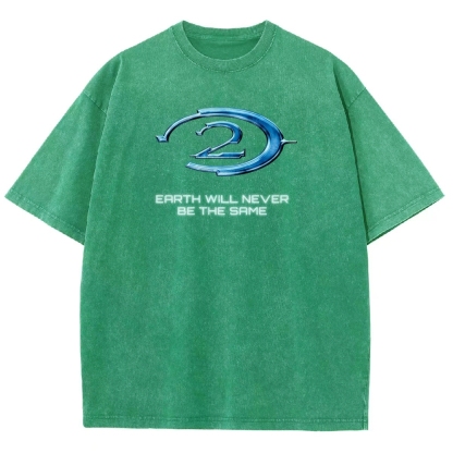 Halo Unisex Fit Washed T-Shirt 2511028074
