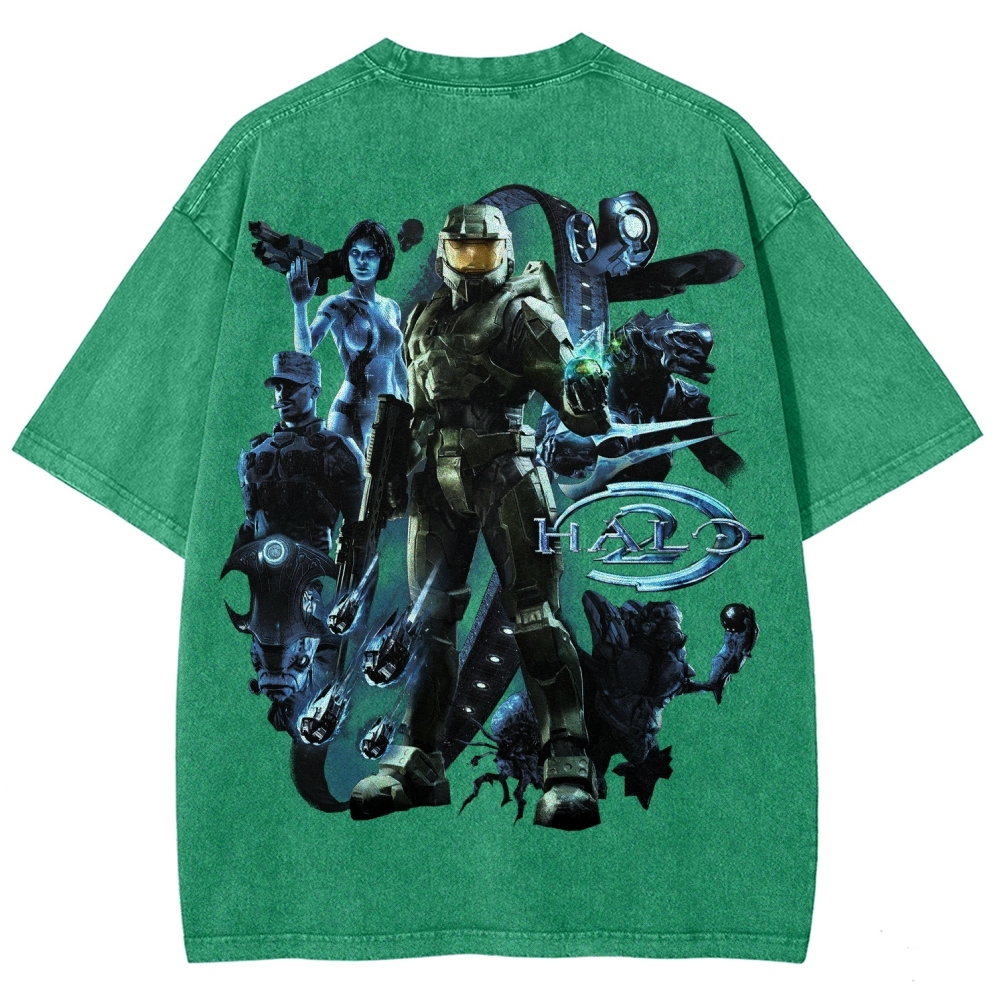 Halo Unisex Fit Washed T-Shirt 2511028074