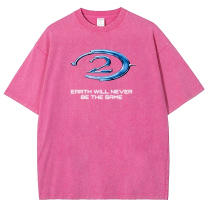 Halo Unisex Fit Washed T-Shirt 2511028074