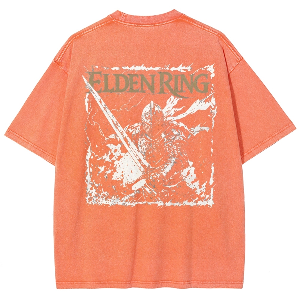 Elden Ring Retro Limited Vintage Washed T-Shirt