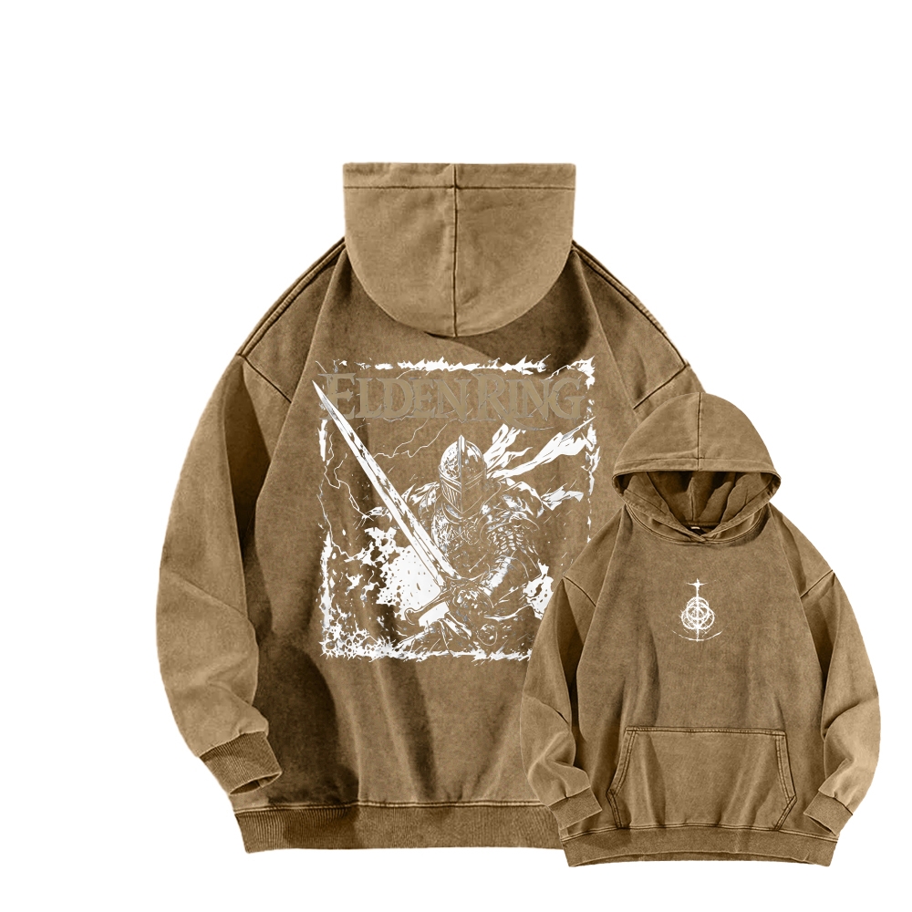 Elden Ring Retro Limited Vintage Washed Hoodie