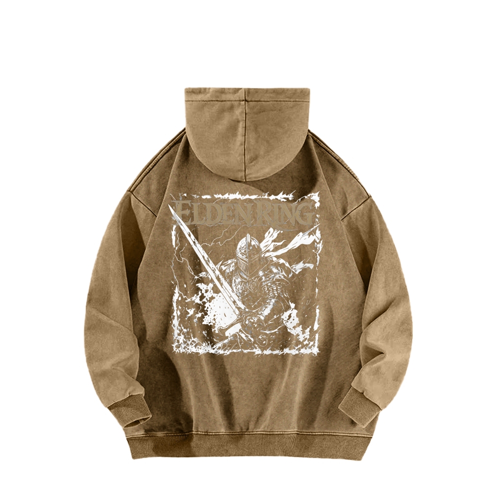 Elden Ring Retro Limited Vintage Washed Hoodie