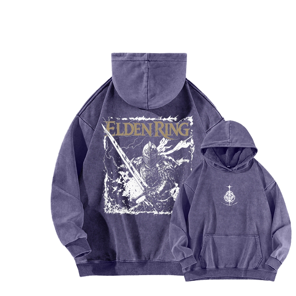 Elden Ring Retro Limited Vintage Washed Hoodie