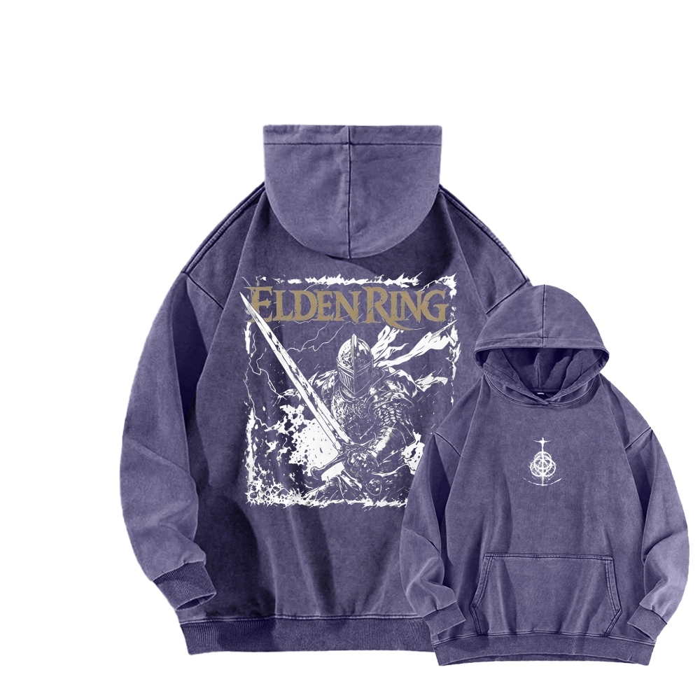 Elden Ring Retro Limited Vintage Washed Hoodie