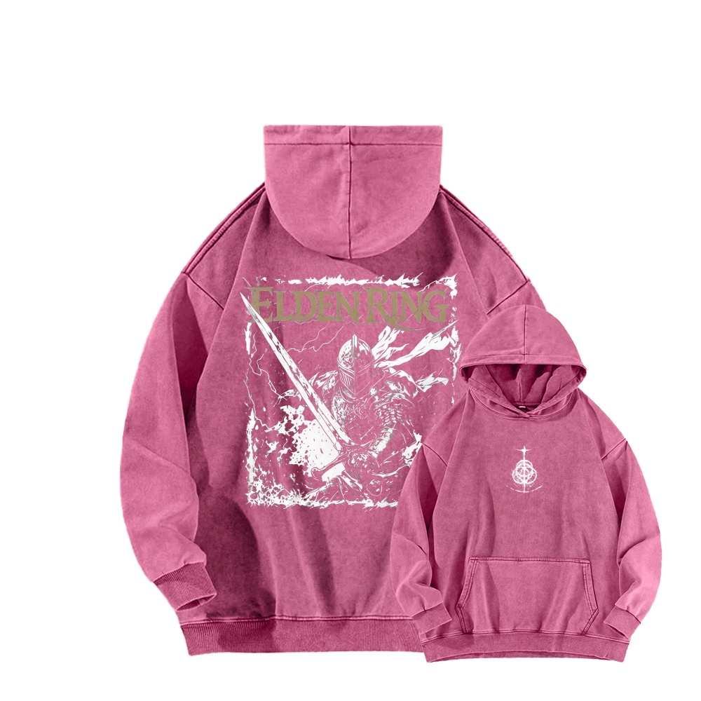 Elden Ring Retro Limited Vintage Washed Hoodie
