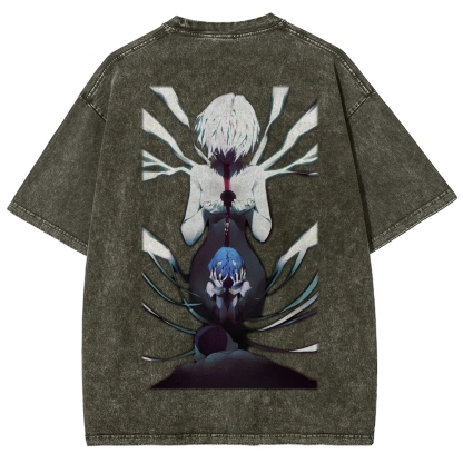 EVA Unisex Fit Washed T-Shirt 2512020851