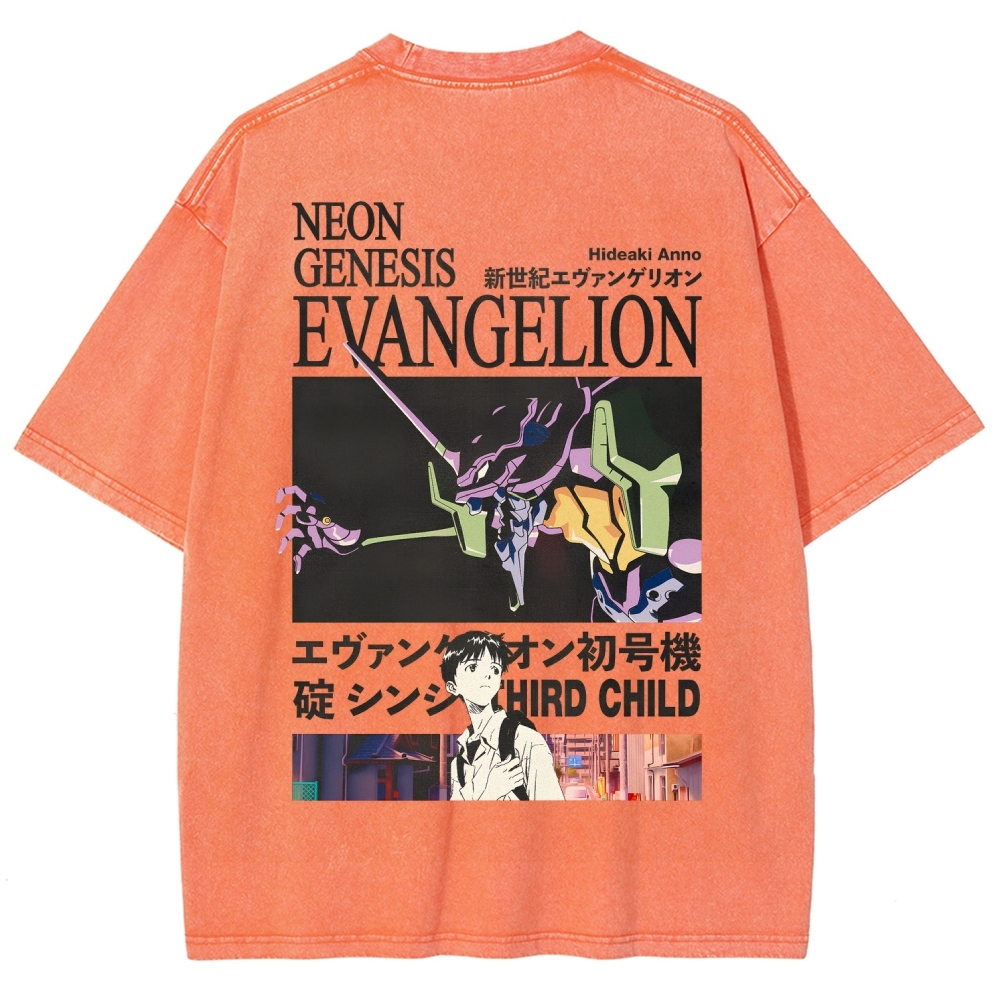 EVA Unisex Fit Washed T-Shirt 2512021238