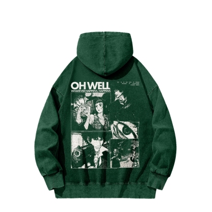 Cowboy bebop Unisex Washed Hoodie 2601000127