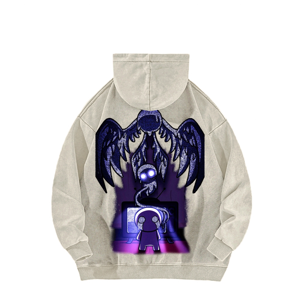 Who am I? The bending of Isaac Unisex Washed Hoodie 2601000781