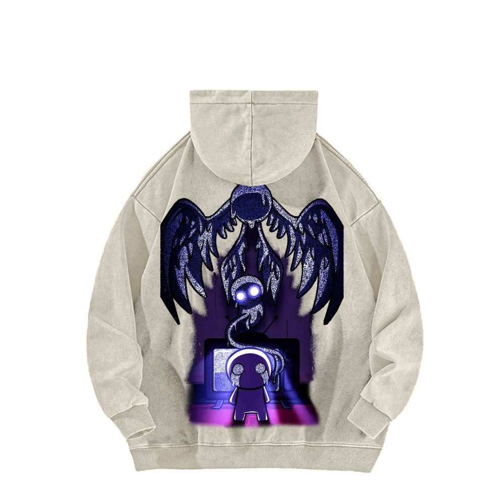 Who am I? The bending of Isaac Unisex Washed Hoodie 2601000781