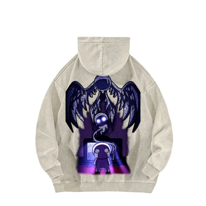 Who am I? The bending of Isaac Unisex Washed Hoodie 2601000781