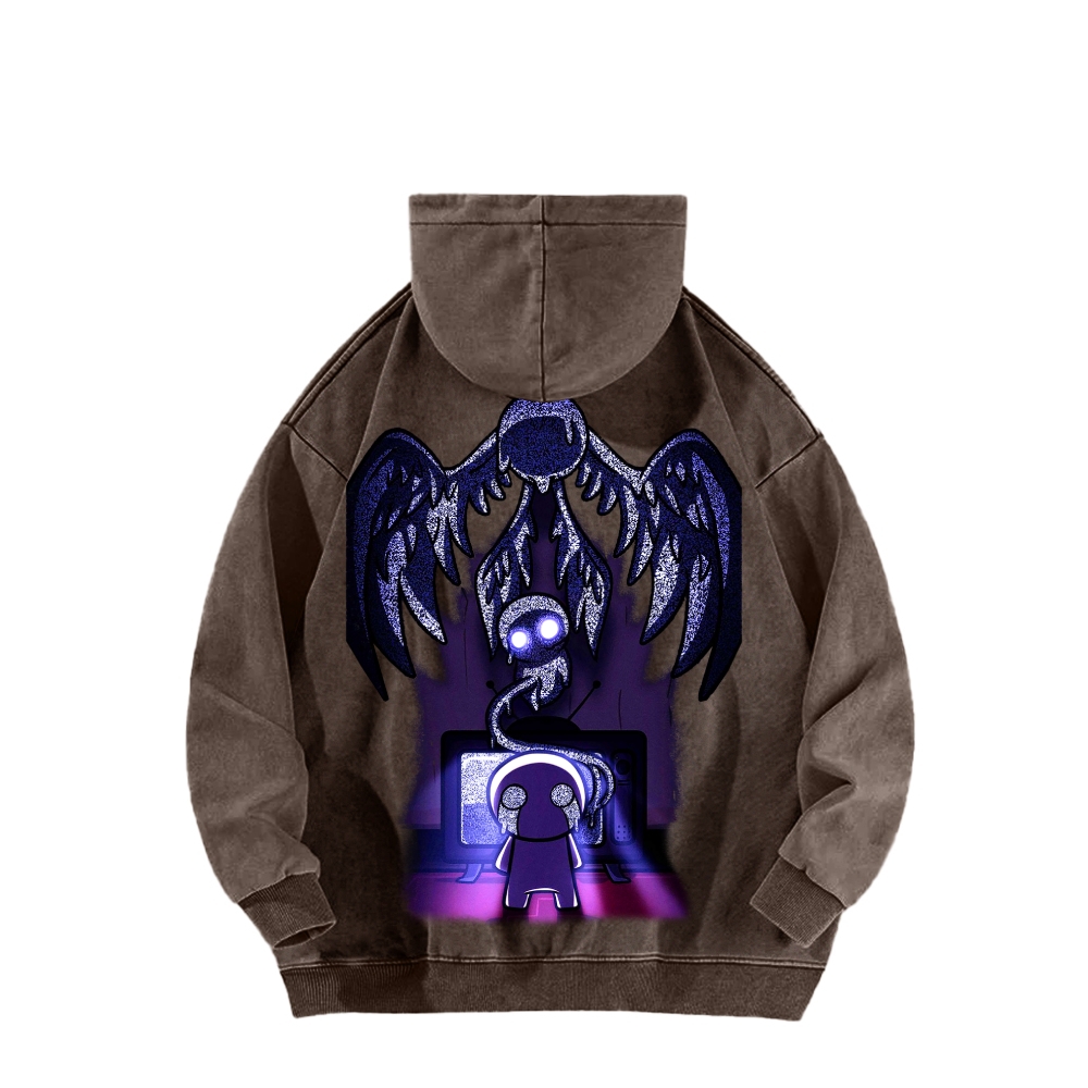 Who am I? The bending of Isaac Unisex Washed Hoodie 2601000781