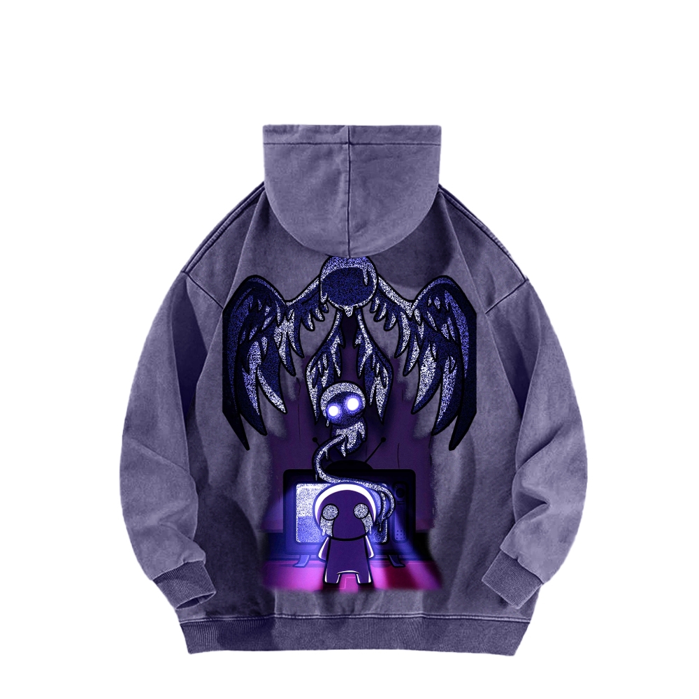 Who am I? The bending of Isaac Unisex Washed Hoodie 2601000781