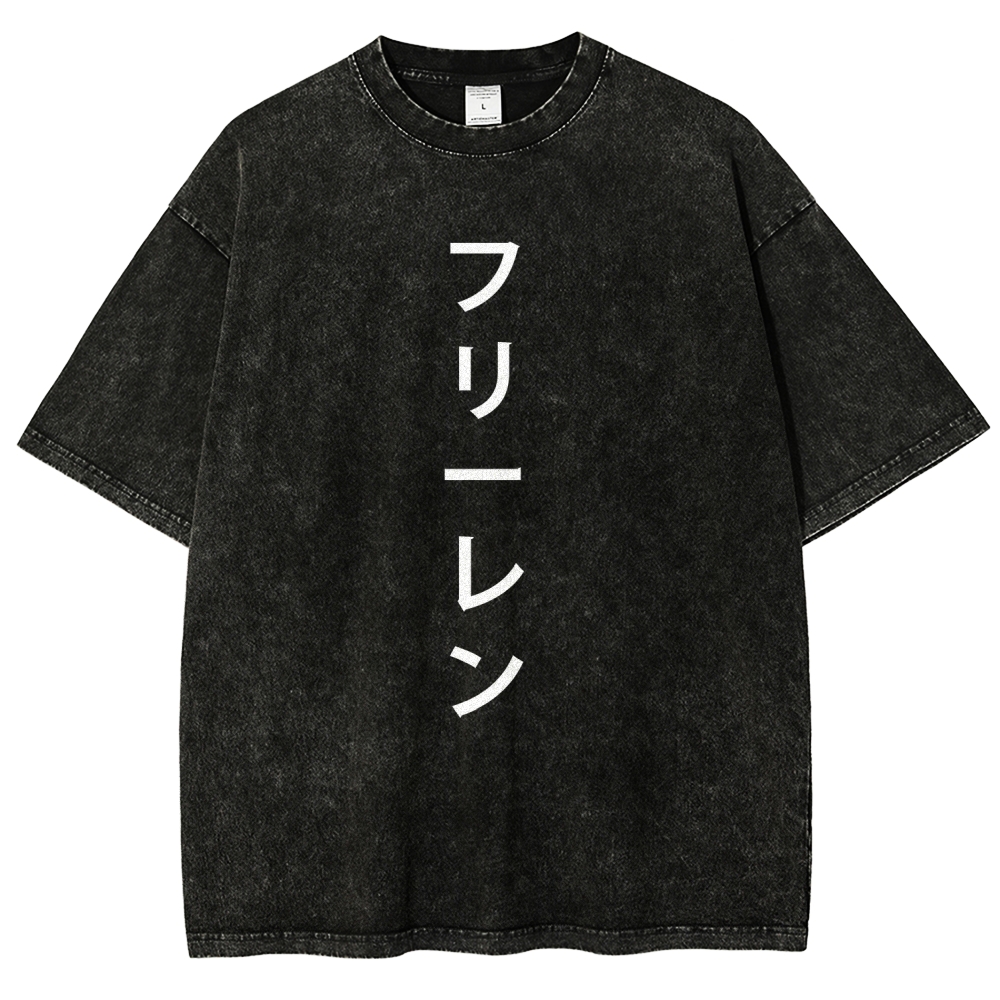 Frieren Unisex Fit Washed T-Shirt 2601005954