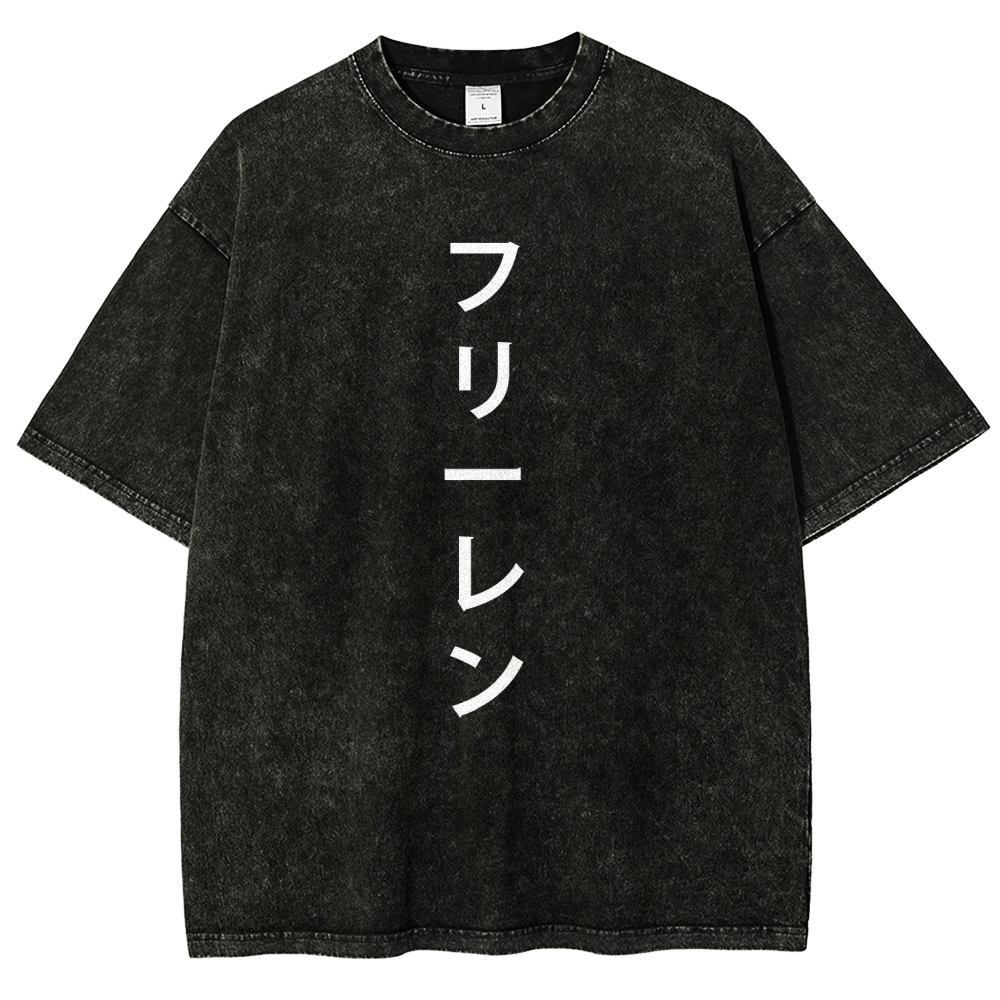 Frieren Unisex Fit Washed T-Shirt 2601005954