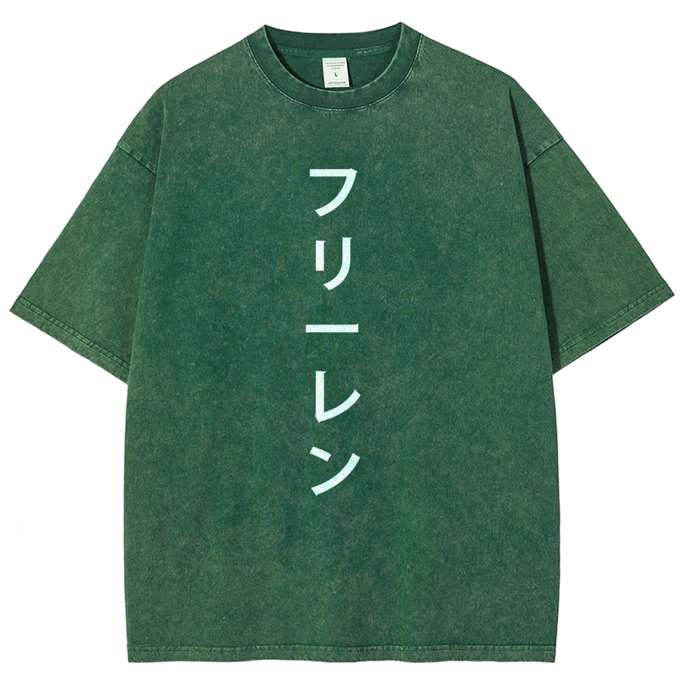 Frieren Unisex Fit Washed T-Shirt 2601005954