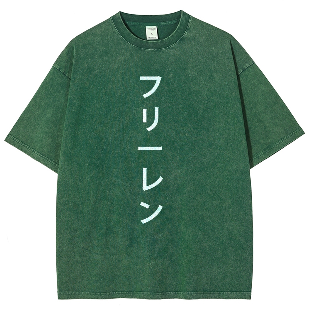 Frieren Unisex Fit Washed T-Shirt 2601005954