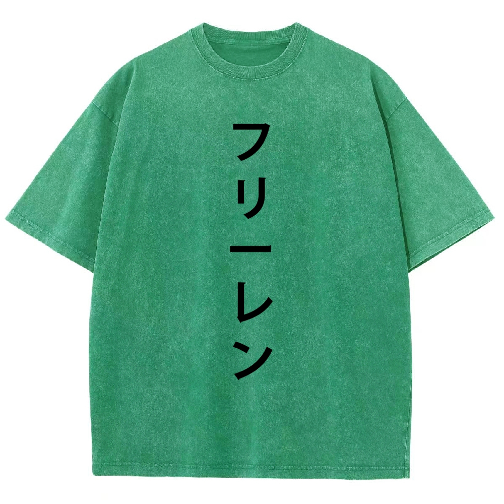 Frieren Unisex Fit Washed T-Shirt 2601005954