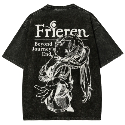 Frieren Unisex Fit Washed T-Shirt 2601005962