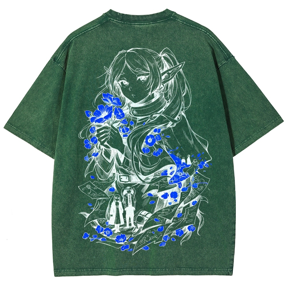 Frieren Unisex Fit Washed T-Shirt 2601005977