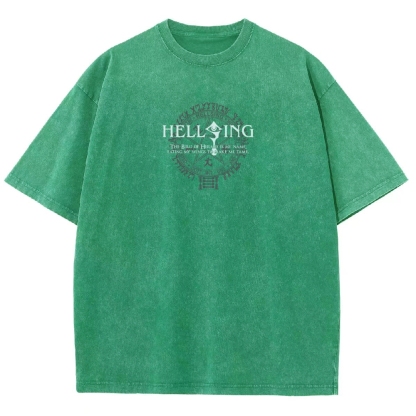 Hellsing Unisex Fit Washed T-Shirt 2601006304