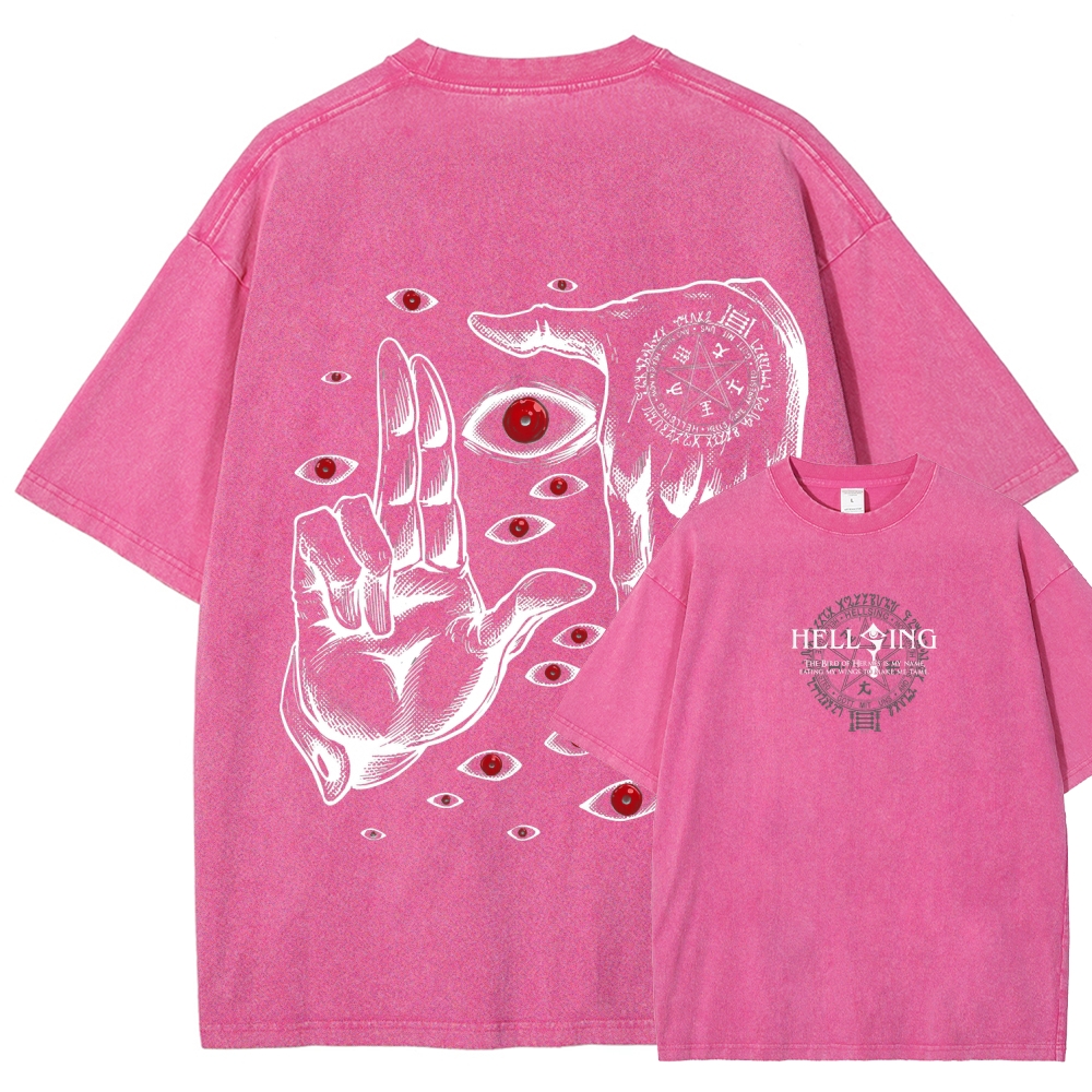 Hellsing Unisex Fit Washed T-Shirt 2601006304