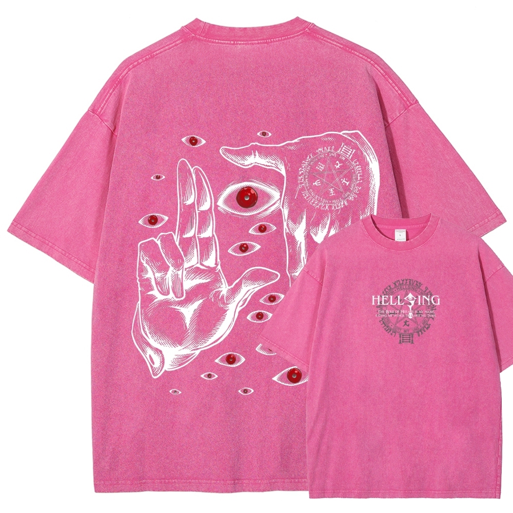 Hellsing Unisex Fit Washed T-Shirt 2601006304