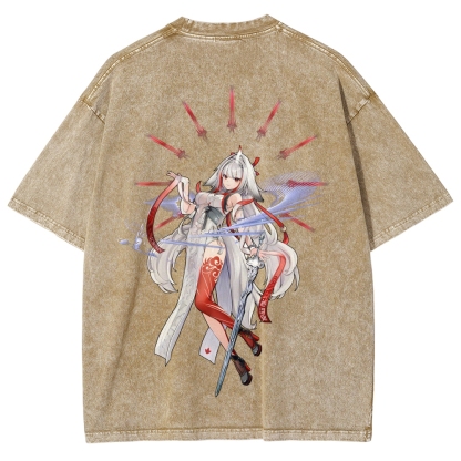 Zenless Zone Zero Unisex Fit Washed T-Shirt 2601008768