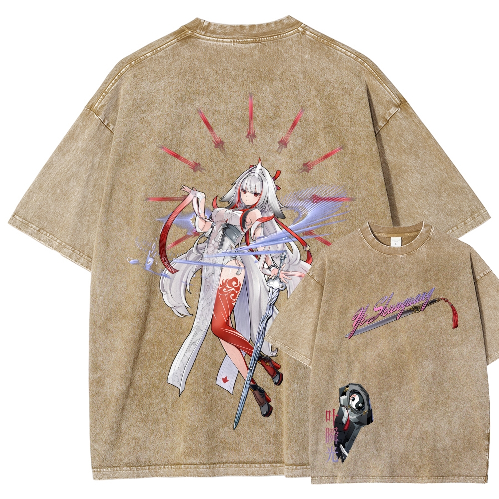 Zenless Zone Zero Unisex Fit Washed T-Shirt 2601008768